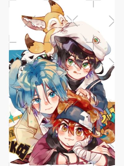 Alternative view of Reki And Langa And Miay Sk8 The Infinity Shower Curtain
