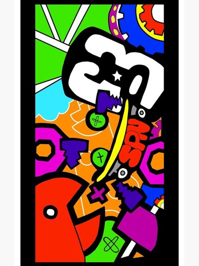 Alternative view of Reki Sk8 The Infinity Phone Case Shower Curtain