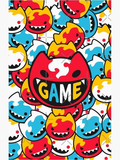 Alternative view of Team Miya Chinen Pattern Sk8 Shower Curtain