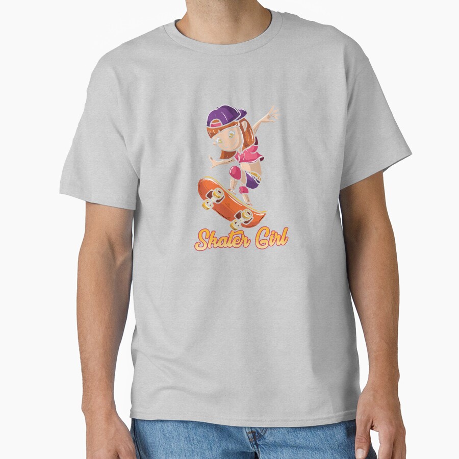 Skater Girl Skateboard Skateboarder T-shirt - Image 2