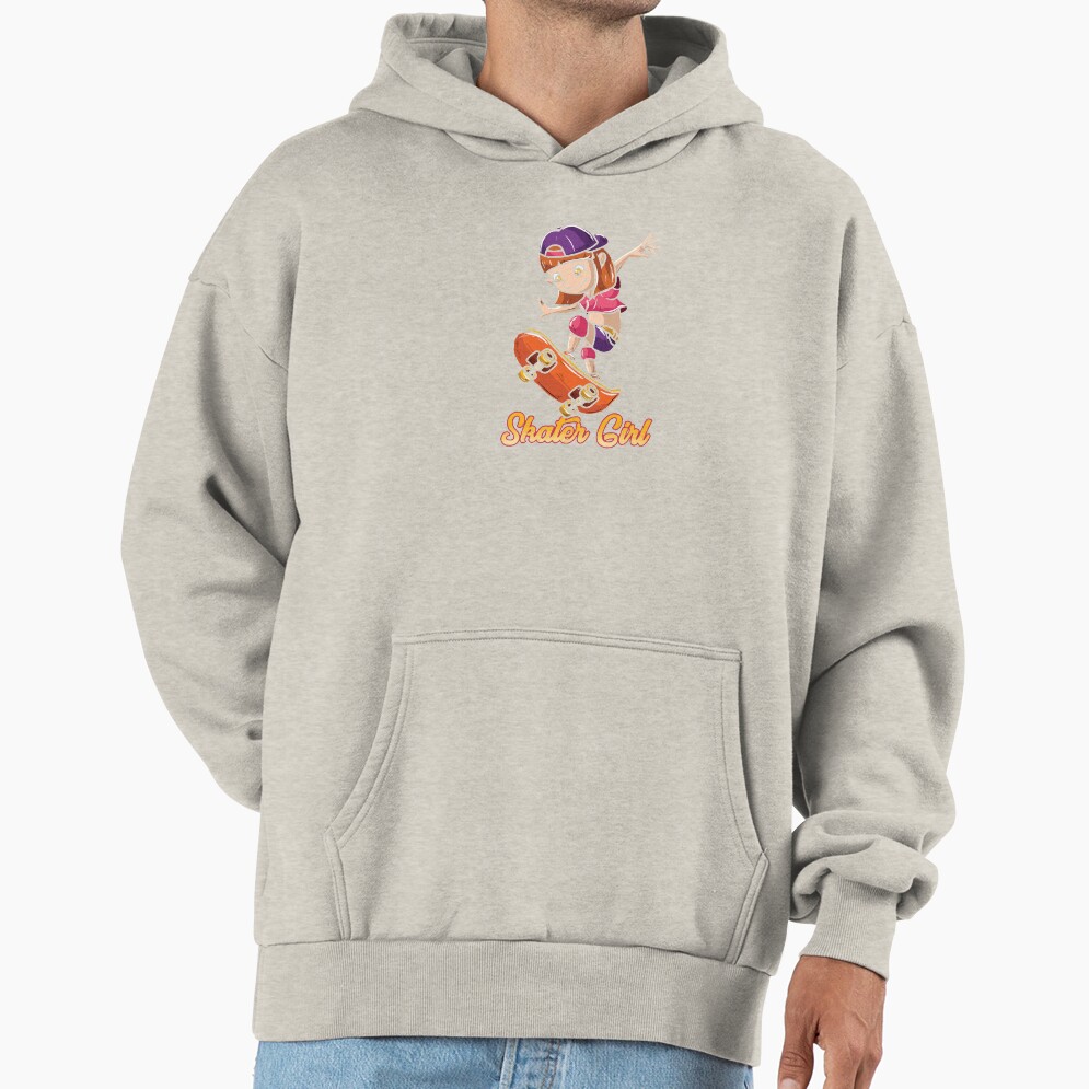 Skater Girl Skateboard Skateboarder Hoodie - Image 2