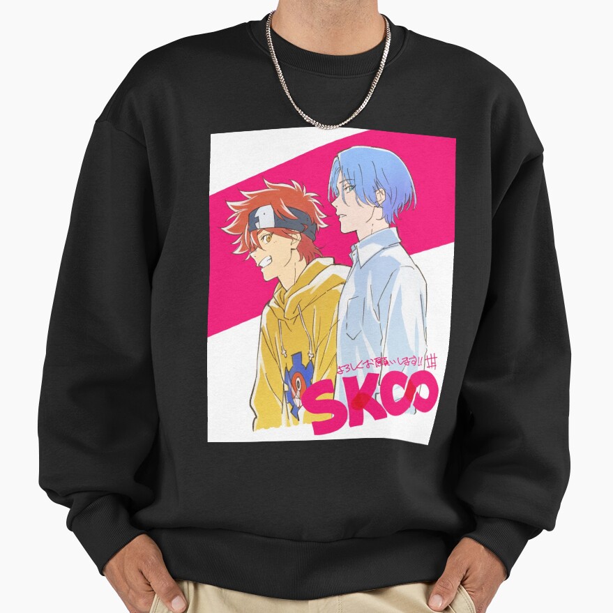 Skating With You Is Infinity Sk8 The Infinity Renga Sweatshirt - Image 2