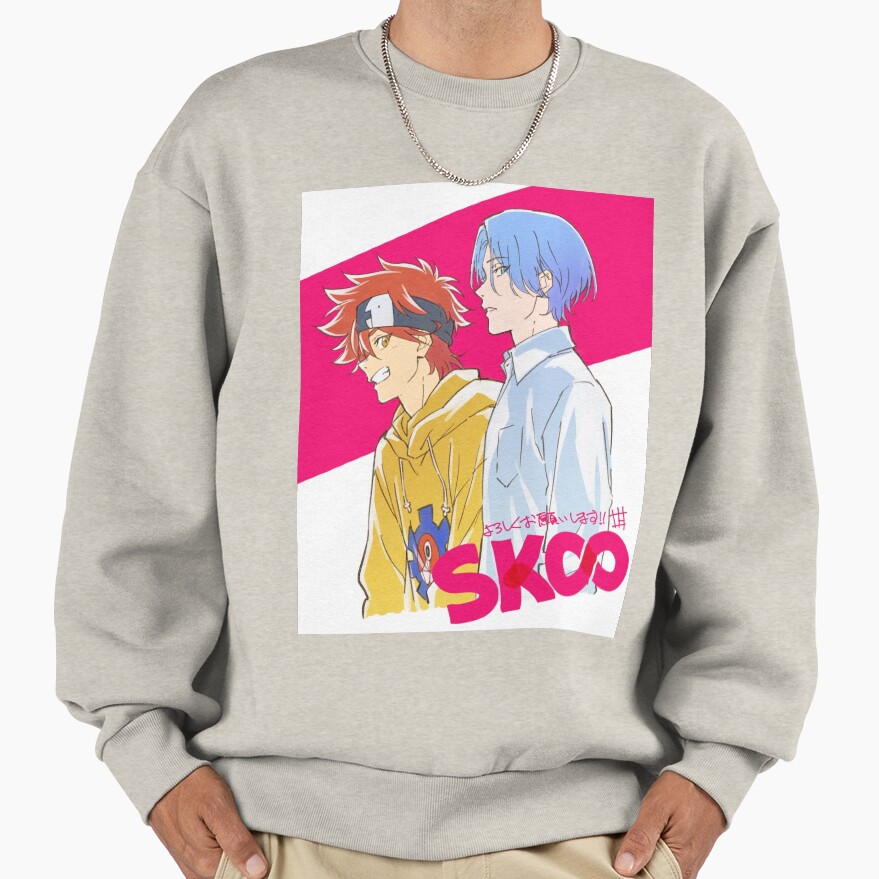 Skating With You Is Infinity Sk8 The Infinity Renga Sweatshirt - Image 3