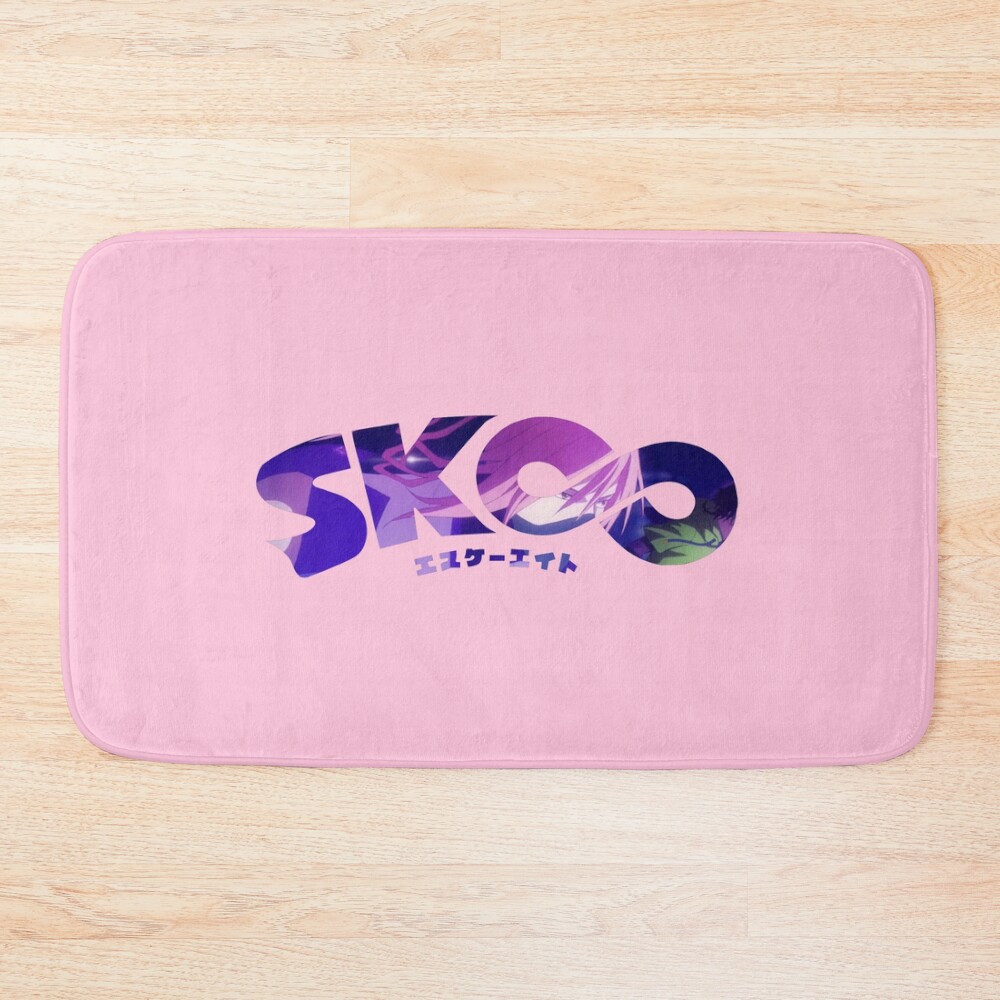 Cherry Blossom Kaoru Sakurayashiki Sk8 Logo Bath Mat