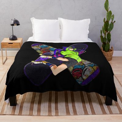 Sk8 Miya Throw Blanket