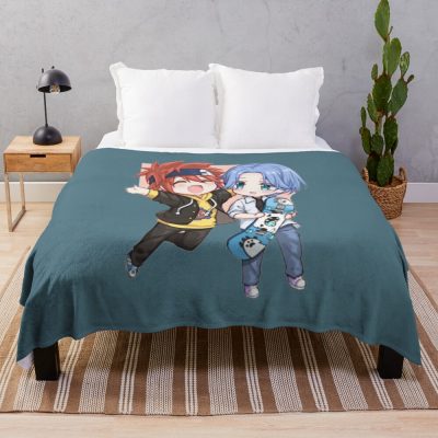 Reki And Langa Sk8 The Infinity Throw Blanket