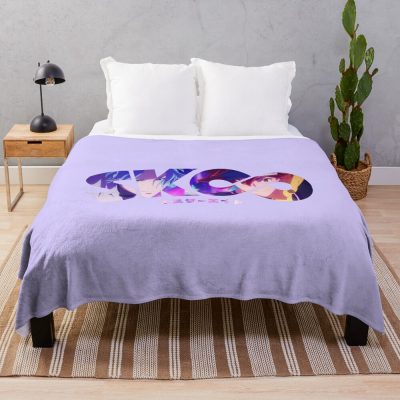 Reki And Langa Sk8 Logo Throw Blanket