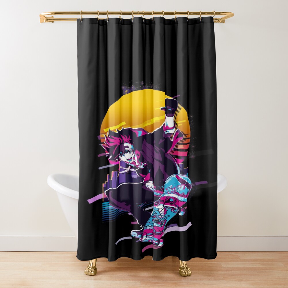 Sk8 The Infinity Reki 80s Retro Shower Curtain