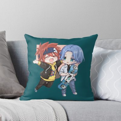 Reki And Langa Sk8 The Infinity Throw Pillow