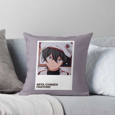 Miya Chinen Color Swatch Throw Pillow