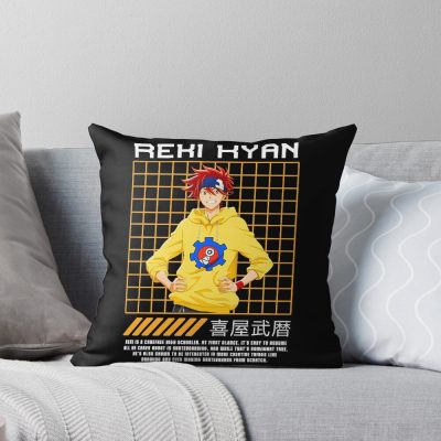 Reki Kyan Throw Pillow