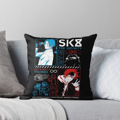 Sk8 The Infinity Throw Pillow